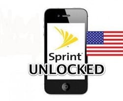 آنلاک شبکه گوشیهای آیفون Sprint USA